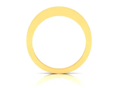 Band 3dm Render Details baguette diamond wedding ring gold 3D print model