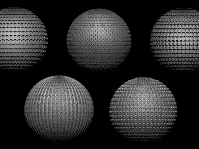 Zbrush - 45 Scale Nanomesh  Meshes Texture