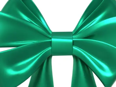 Christmas Bow Ribbon 69 Low-poly 3D model