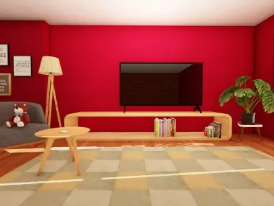 livingroom living room - home decor 3D model