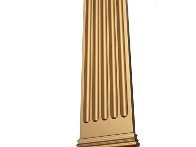 Column Capital 01201 Low-poly 3D model