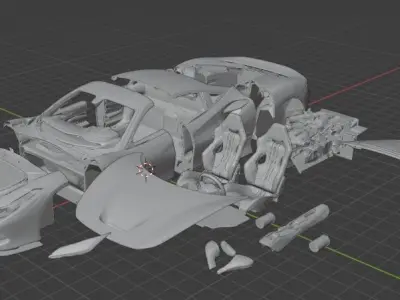 Ferrari F8 Tributo 3D print model