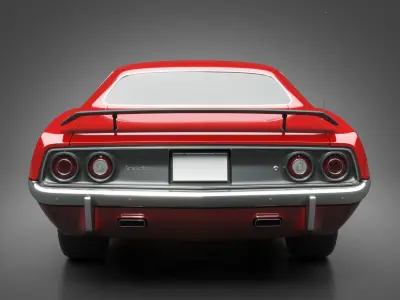 1972 Plymouth HEMI Cuda 3D model