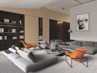 Living Room Scene 18 3D model