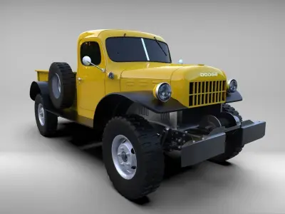 1946 Dodge Power Wagon 3D model