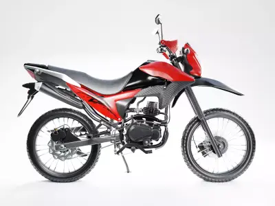 MOTORBIKE Low-poly 3D model