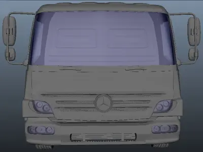 truck mercedes benz 3D model