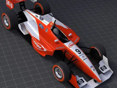 Vehicles Collection race car 3D Model Pack