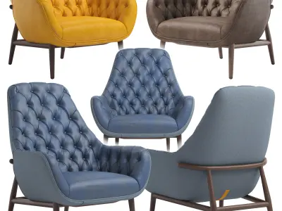 Jade Luxury Armchair 3D model