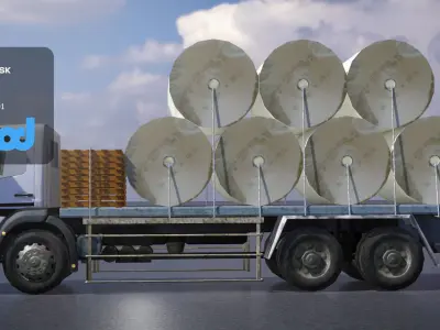 TW Truck 001 3D model