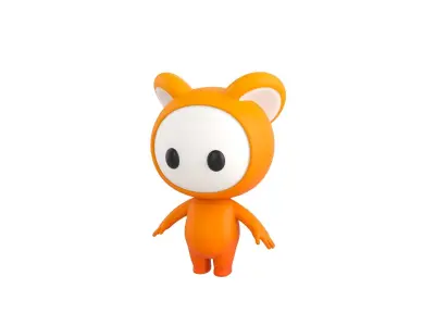 Character256 Rigged Mascot 3D model