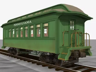 PRR Passenger Car  3D model