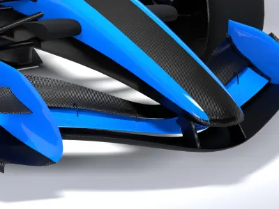 FX26 F1 2026 Car Concept 3D model