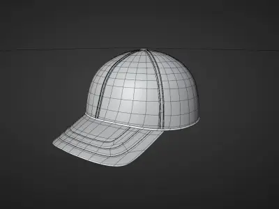 cap type1 Low-poly 3D model