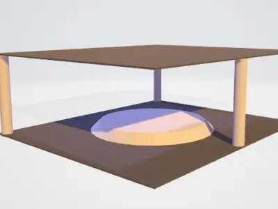 car stage 3d model 3D model