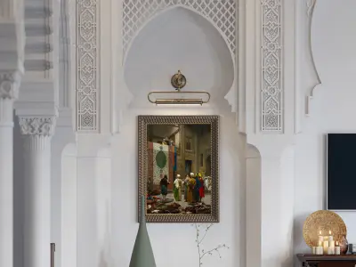 Arabic Frame Picture Eastern picture 3D model