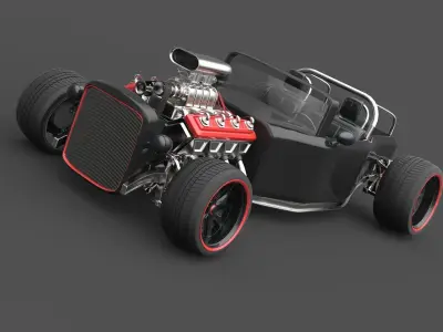 RAT ROD 3D model