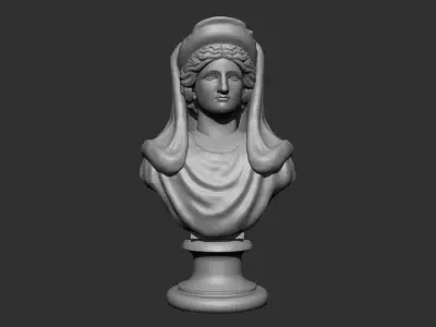 the princess bust of aphrodite 3D print model