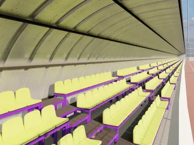 Stadium 3D Model- Football  3D model