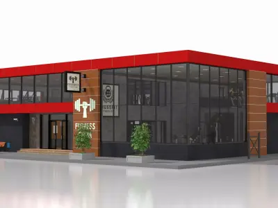 Fitness Center 3D model