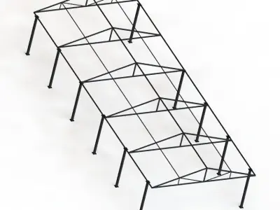 Structural shed 3D model