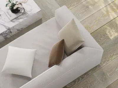 Mid Century interior scene  3D model