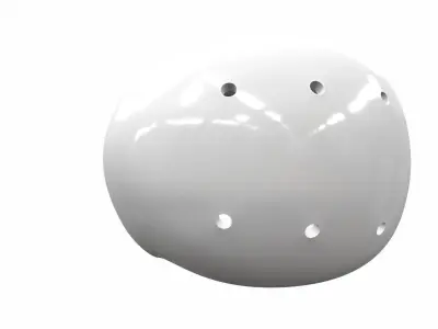 Football helmet f2 Free 3D model