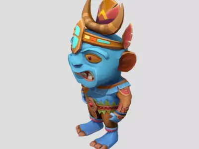 Tribal Monster 3D print model