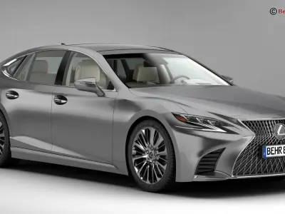 Lexus LS 500 2018 3D model