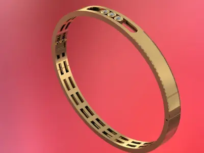 BRACELET Messika fusion  3D print model
