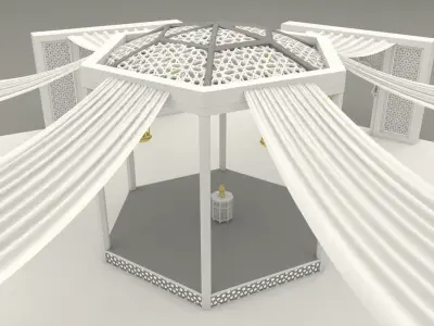 Ramadan tent  3D model