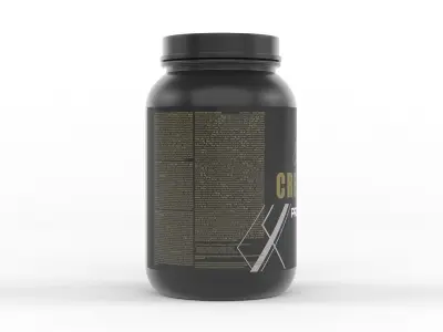 Protein Powder 3D model