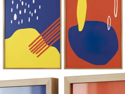 Gallery Wall 130 3D model