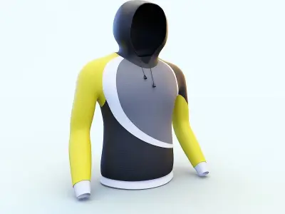Sport hoddy 3D model