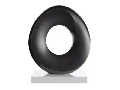 Abstract sculpture Mobius 3D model