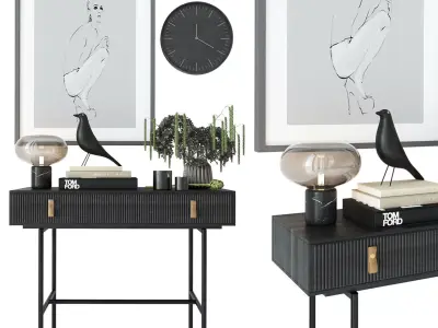 Decorative set 02 3D model