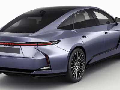 Lexus ES 2026 hybrid and electric 3D model