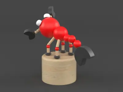 Wooden Toy 3D model