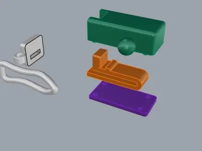 Lock 12 3D print model