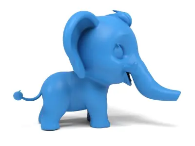 Little elephant 3D print model purchase