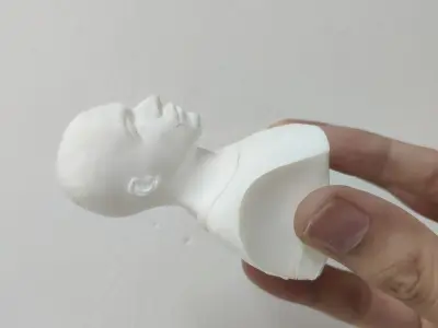 Kylian Mbappe 3D Printable Bust 3D print model