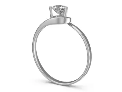 Solitaire Low-poly 3D model