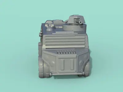 armored car 3D print model