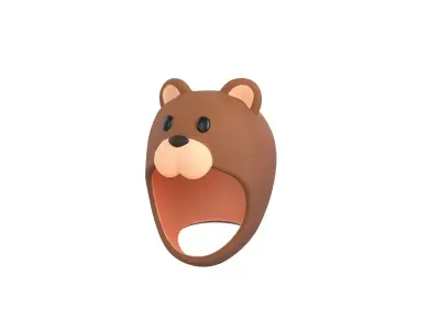 Prop036 Bear Hat 3D model