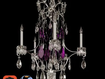 Classic chandelier 3D model