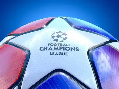 Champions League ball 3D model