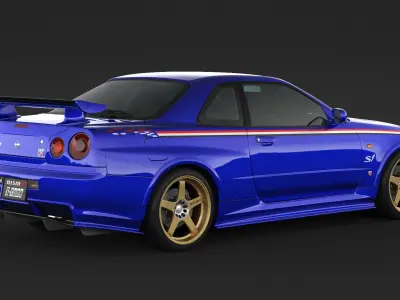 Nissan Skyline GT-R R34 S-Tune 3D model