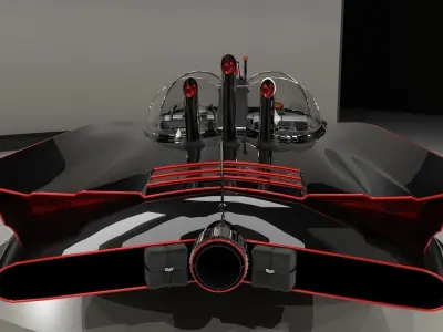 Batmobile TV series 1965 3D model