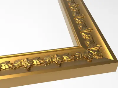 Carved Picture Frame 3D model 23