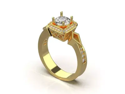 ring code 62 3D print model